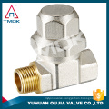 brass small automatic air vent valve with brass color cast cooper single ball air vent valve